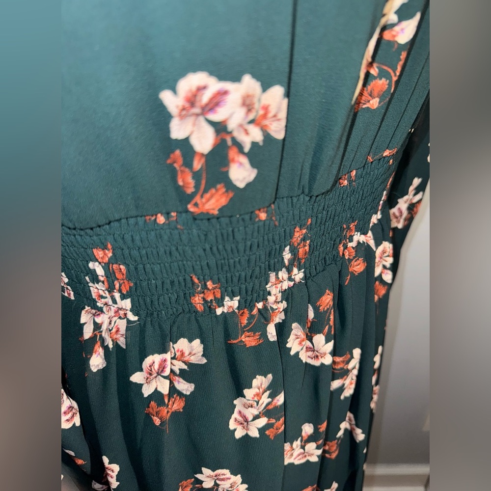 Baltic Born Teal Maxi Dress with Yellow & Cream Floral Print - Picture 7 of 14